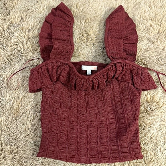 Gianni Bini Zig-zag Knit Top - Picture 2 of 9